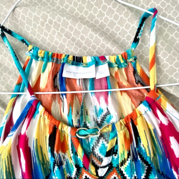 New York and Company Multi-color Dress in XS - Picture 5 of 14
